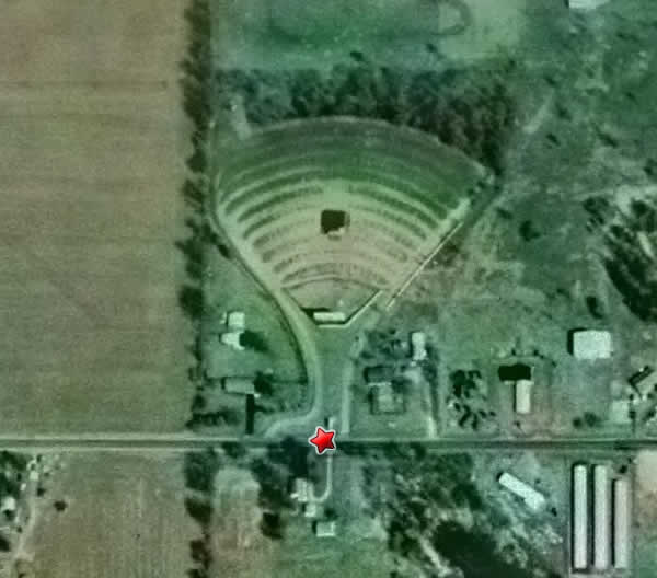 5 Mile Drive-In Theatre - Aerial